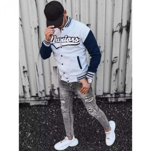 Gray men's zipped sweatshirt Dstreet BX5431
