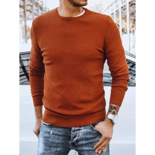 Classic men's sweater red Dstreet WX1936