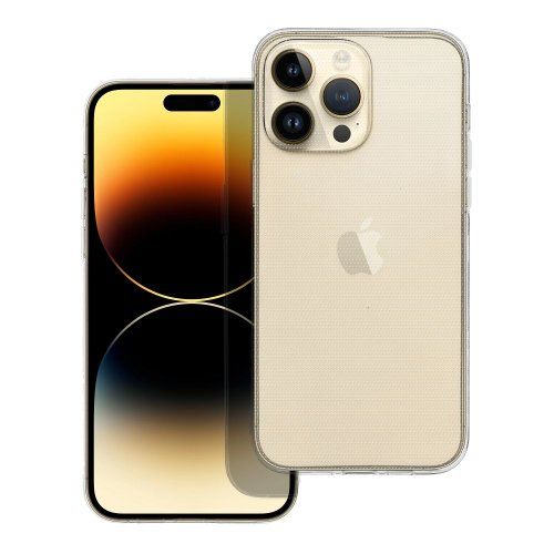 Puzdro NoName TPU ultratenké 2mm iPhone 12/12 Pro (6.1), s ochranou fotoaparátu - transparentné