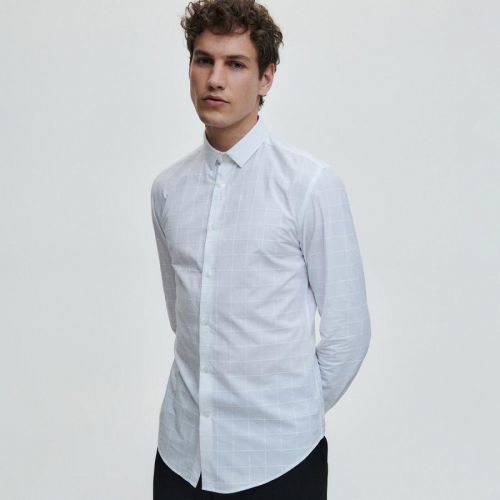 Reserved - Košeľa regular fit - Biela