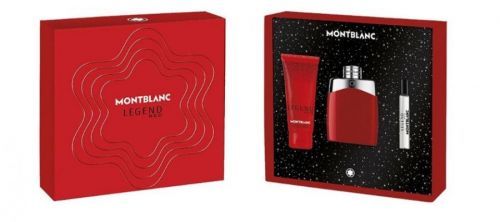 Mont Blanc Legend Red - EDP 100 ml + sprchový gel 100 ml + EDP 7,5 ml