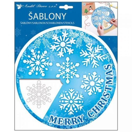 Anděl Šablóny vločky
