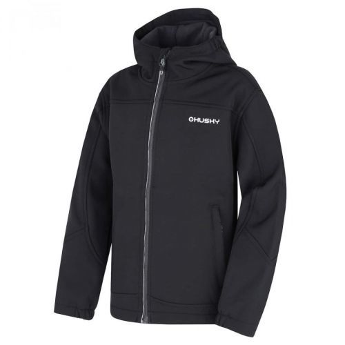 Children's softshell jacket HUSKY Simbo K black