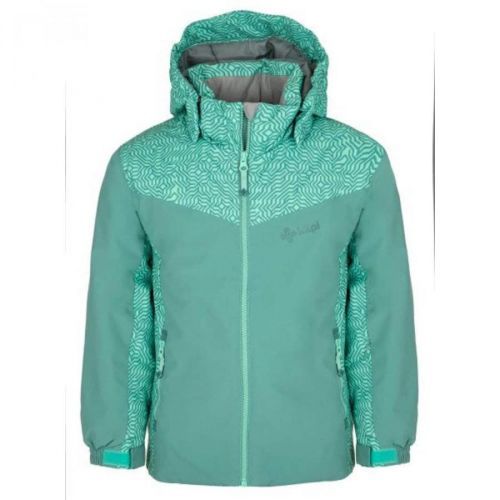 Girls' ski jacket Kilpi JENOVA-JG dark green