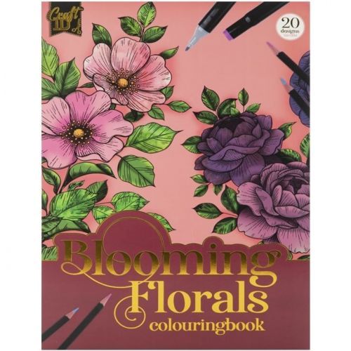 Antistresová maľovanka BLOOMING FLORALS 20 strán