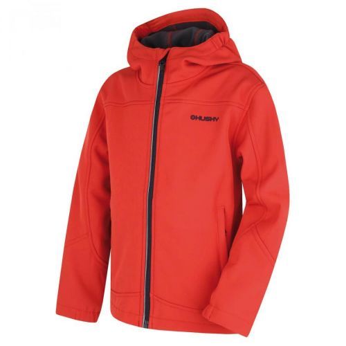 Children's softshell jacket HUSKY Simbo K red