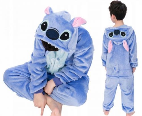 Plyšový overal Kigurumi - vzor Stitch - 130-140 cm