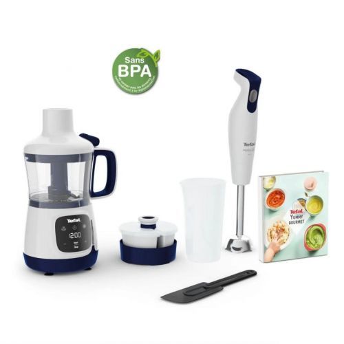 Tyčový mixér na detské príkrmy a parný varič 4v1 YUMMY GOURMET HB55W430 Tefal