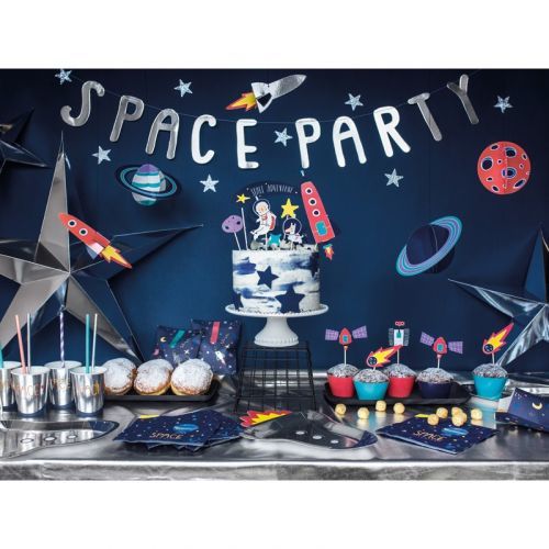 ZSC2 Party Deco Závesná dekorácia - Galaxy mix - 5ks