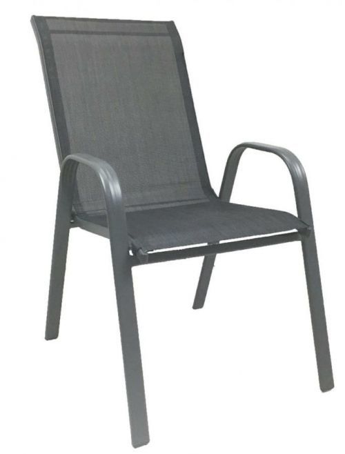 Zahradní židle MAJORKA 55 x 65 x 95 cm šedá