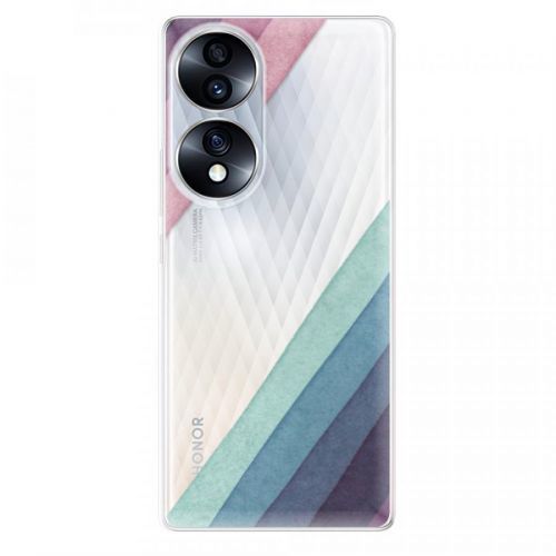 Odolné silikónové puzdro iSaprio - Glitter Stripes 01 - Honor 70