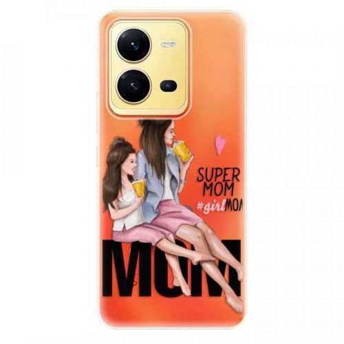 Odolné silikónové puzdro iSaprio - Milk Shake - Brunette - Vivo X80 Lite 5G