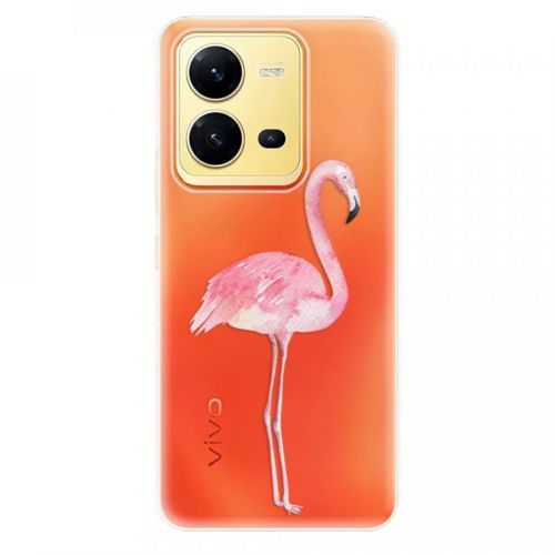 Odolné silikónové puzdro iSaprio - Flamingo 01 - Vivo X80 Lite 5G
