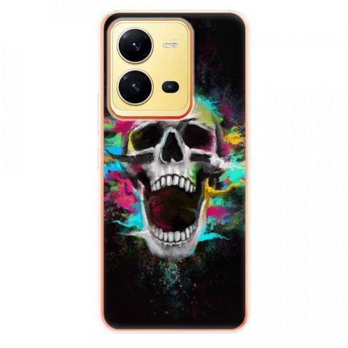 Odolné silikónové puzdro iSaprio - Skull in Colors - Vivo X80 Lite 5G