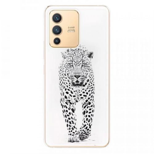 Odolné silikónové puzdro iSaprio - White Jaguar - Vivo V23 5G