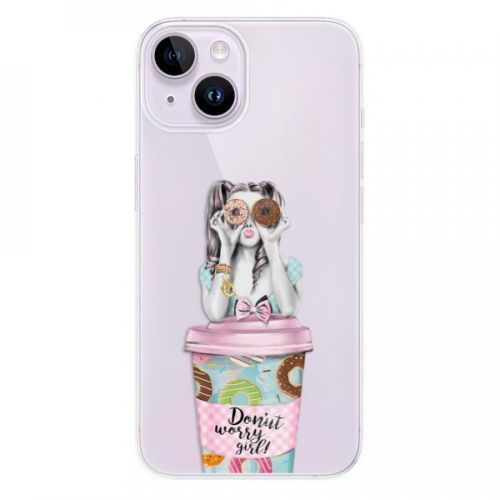 Odolné silikónové puzdro iSaprio - Donut Worry - iPhone 14