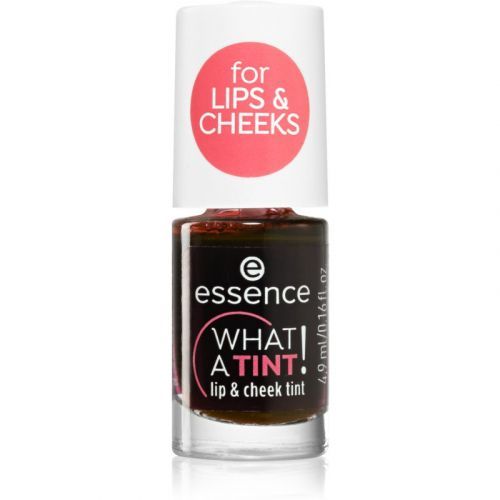 Essence WHAT A TINT! tekutá lícenka a lesk na pery 4,9 ml