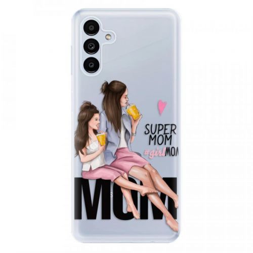 Odolné silikónové puzdro iSaprio - Milk Shake - Brunette - Samsung Galaxy A13 5G