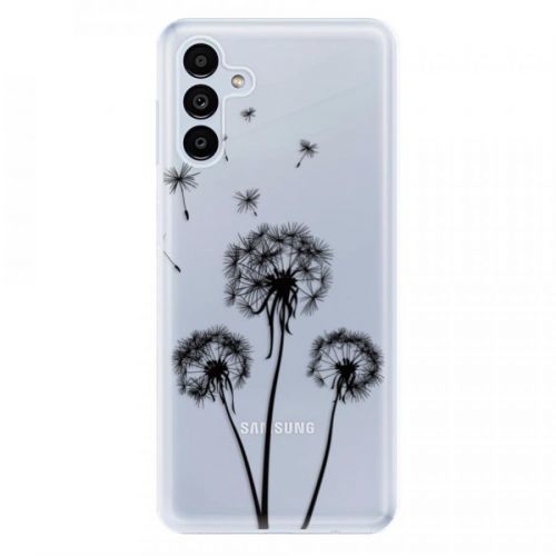 Odolné silikónové puzdro iSaprio - Three Dandelions - black - Samsung Galaxy A13 5G