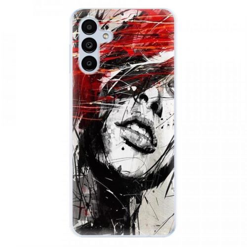 Odolné silikónové puzdro iSaprio - Sketch Face - Samsung Galaxy A13 5G