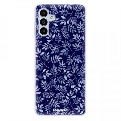 Odolné silikónové puzdro iSaprio - Blue Leaves 05 - Samsung Galaxy A13 5G