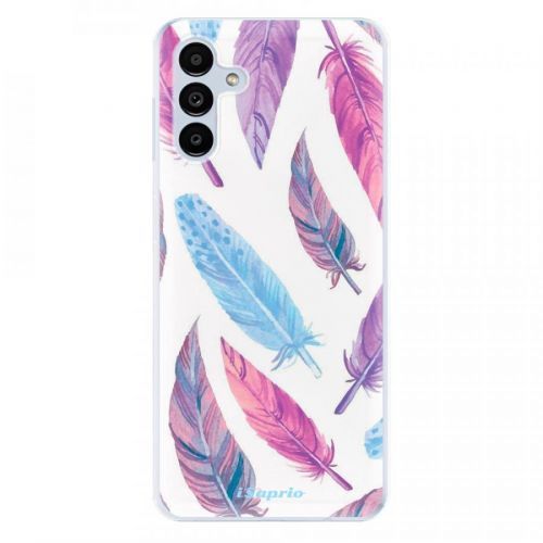 Odolné silikónové puzdro iSaprio - Feather Pattern 10 - Samsung Galaxy A13 5G