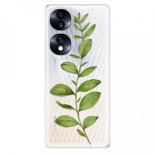 Odolné silikónové puzdro iSaprio - Green Plant 01 - Honor 70