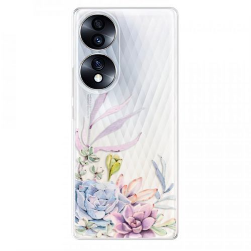 Odolné silikónové puzdro iSaprio - Succulent 01 - Honor 70