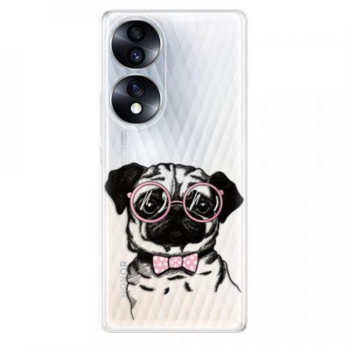 Odolné silikónové puzdro iSaprio - The Pug - Honor 70