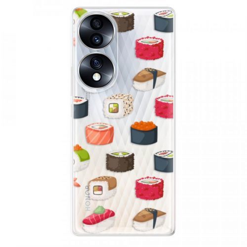 Odolné silikónové puzdro iSaprio - Sushi Pattern - Honor 70
