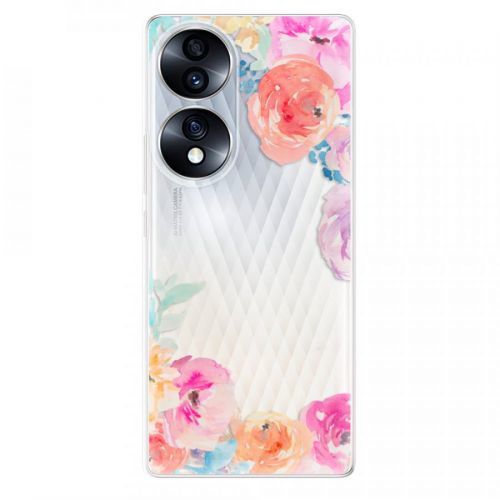 Odolné silikónové puzdro iSaprio - Flower Brush - Honor 70