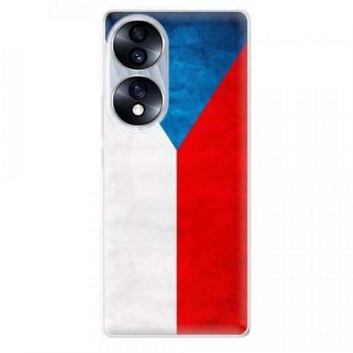Odolné silikónové puzdro iSaprio - Czech Flag - Honor 70