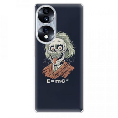 Odolné silikónové puzdro iSaprio - Einstein 01 - Honor 70