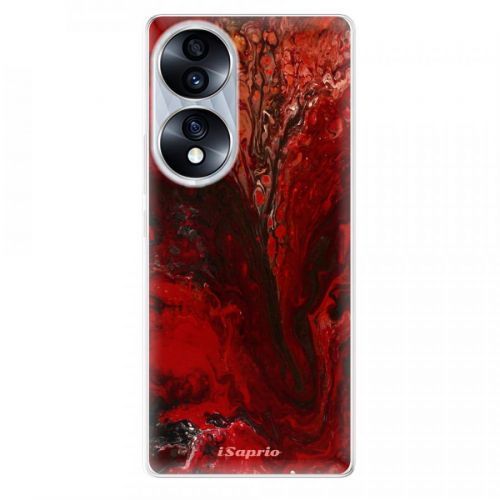 Odolné silikónové puzdro iSaprio - RedMarble 17 - Honor 70