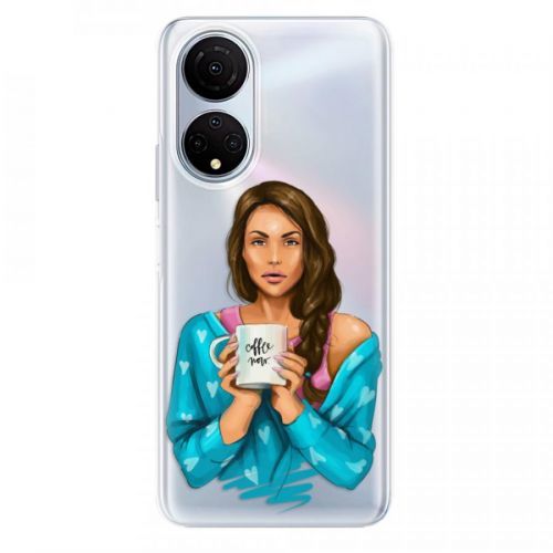 Odolné silikónové puzdro iSaprio - Coffe Now - Brunette - Honor X7