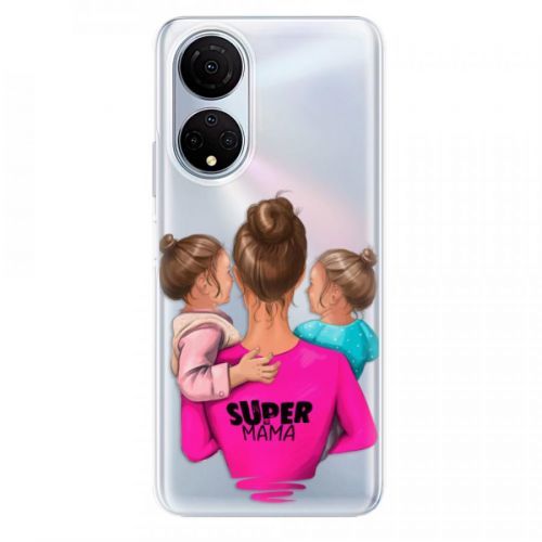 Odolné silikónové puzdro iSaprio - Super Mama - Two Girls - Honor X7