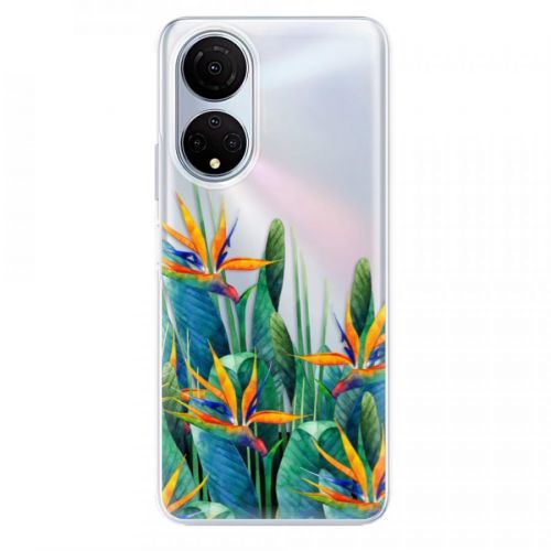 Odolné silikónové puzdro iSaprio - Exotic Flowers - Honor X7