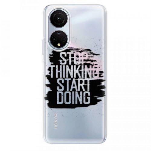 Odolné silikónové puzdro iSaprio - Start Doing - black - Honor X7