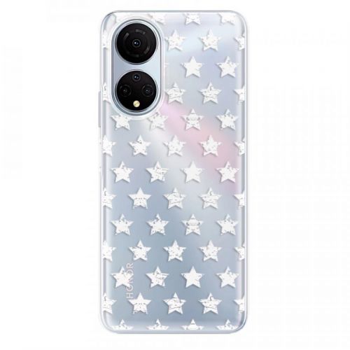 Odolné silikónové puzdro iSaprio - Stars Pattern - white - Honor X7