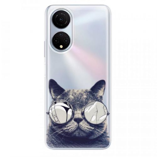 Odolné silikónové puzdro iSaprio - Crazy Cat 01 - Honor X7