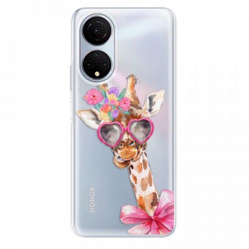 Odolné silikónové puzdro iSaprio - Lady Giraffe - Honor X7