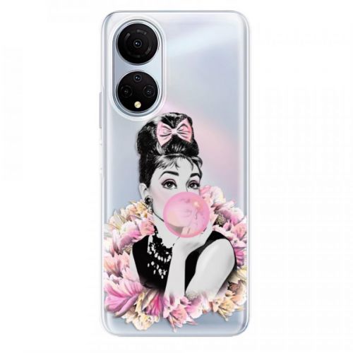 Odolné silikónové puzdro iSaprio - Pink Bubble - Honor X7