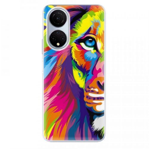 Odolné silikónové puzdro iSaprio - Rainbow Lion - Honor X7