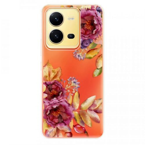 Odolné silikónové puzdro iSaprio - Fall Flowers - Vivo X80 Lite 5G