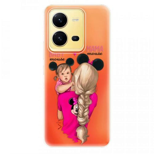 Odolné silikónové puzdro iSaprio - Mama Mouse Blond and Girl - Vivo X80 Lite 5G