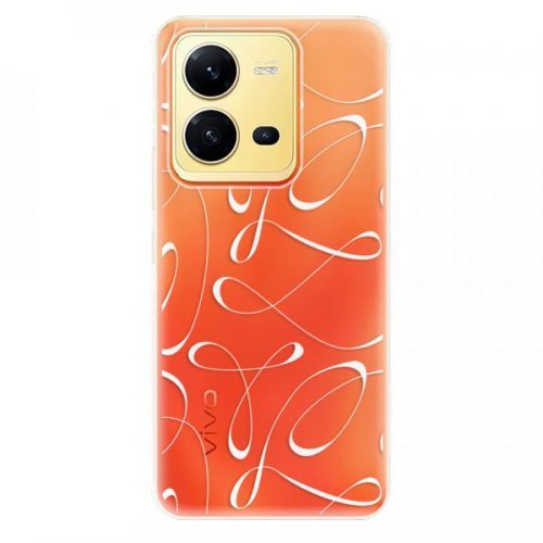 Odolné silikónové puzdro iSaprio - Fancy - white - Vivo X80 Lite 5G
