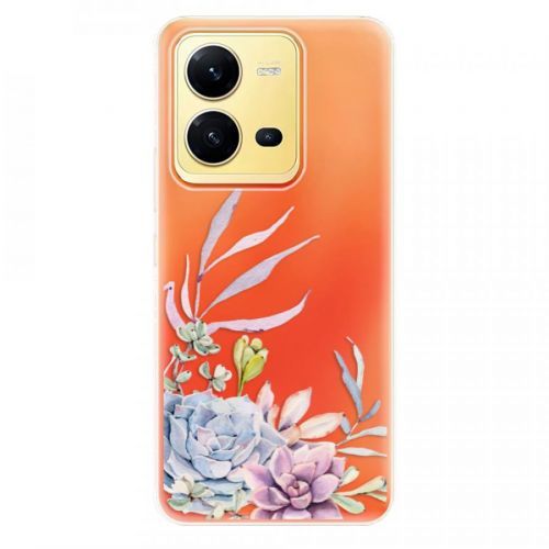 Odolné silikónové puzdro iSaprio - Succulent 01 - Vivo X80 Lite 5G