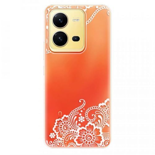 Odolné silikónové puzdro iSaprio - White Lace 02 - Vivo X80 Lite 5G