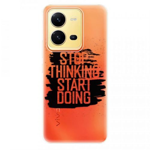 Odolné silikónové puzdro iSaprio - Start Doing - black - Vivo X80 Lite 5G
