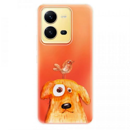 Odolné silikónové puzdro iSaprio - Dog And Bird - Vivo X80 Lite 5G